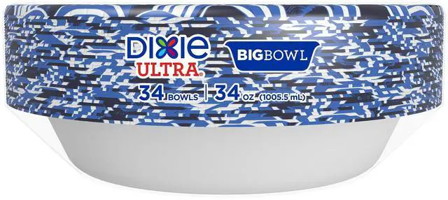 Alt view image 2 of 6 - Dixie Ultra Large 34 oz Paper Bowls, 34 Count
