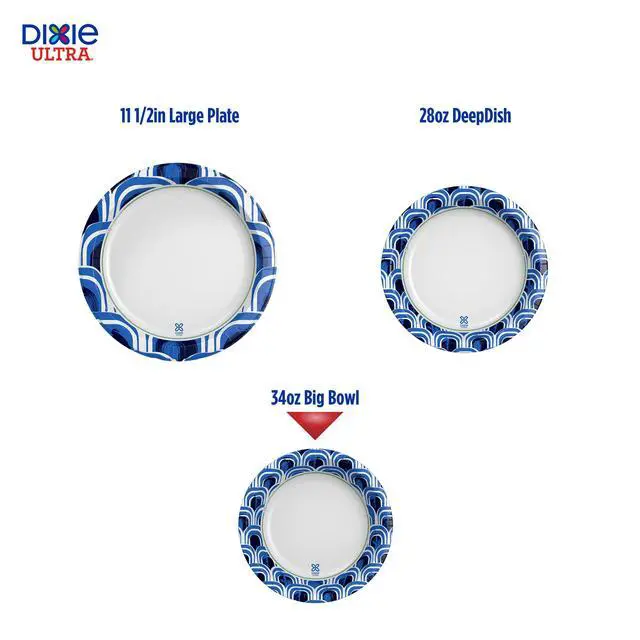 Alt view image 3 of 6 - Dixie Ultra Large 34 oz Paper Bowls, 34 Count