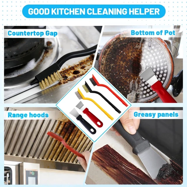 Alt view image 2 of 7 - 15Pcs Crevice Cleaning Brush Set, Hard Bristle Scrub Brushes for Deep Cleaning Gap, Window Groove, Sliding Door Sill, Tile Lines, Shutter, Corner, Sink, Teapot, Bottle