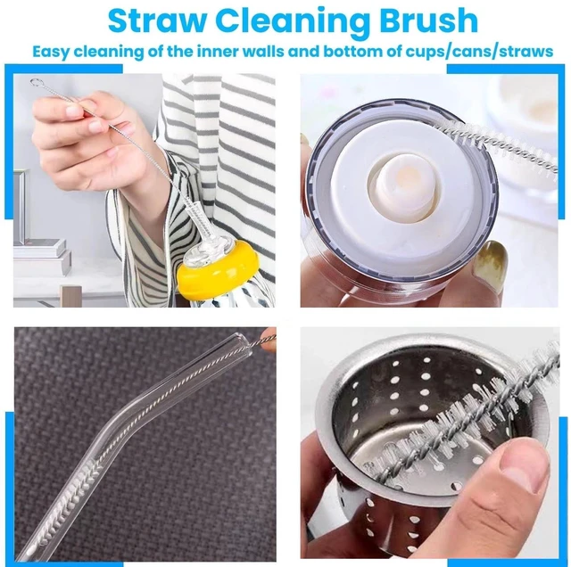 Alt view image 7 of 7 - 15Pcs Crevice Cleaning Brush Set, Hard Bristle Scrub Brushes for Deep Cleaning Gap, Window Groove, Sliding Door Sill, Tile Lines, Shutter, Corner, Sink, Teapot, Bottle