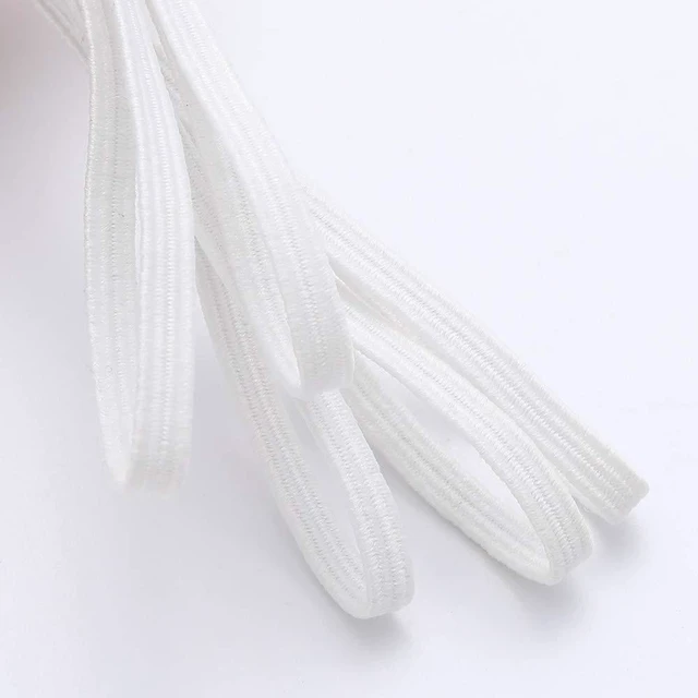 Alt view image 3 of 7 - 1/8Inch x 12Yards Airisoer Elastic Bands for Sewing, White