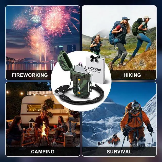 Alt view image 2 of 6 - Rechargeable Plasma Lighter Waterproof Survival Electric Lighter