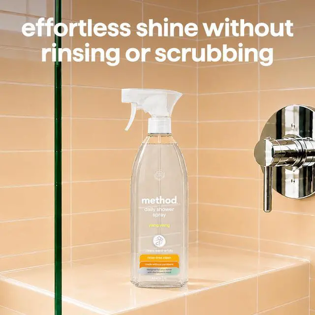 Alt view image 6 of 7 - Method Daily Shower Cleaner Spray, Ylang Ylang, 28 fl oz