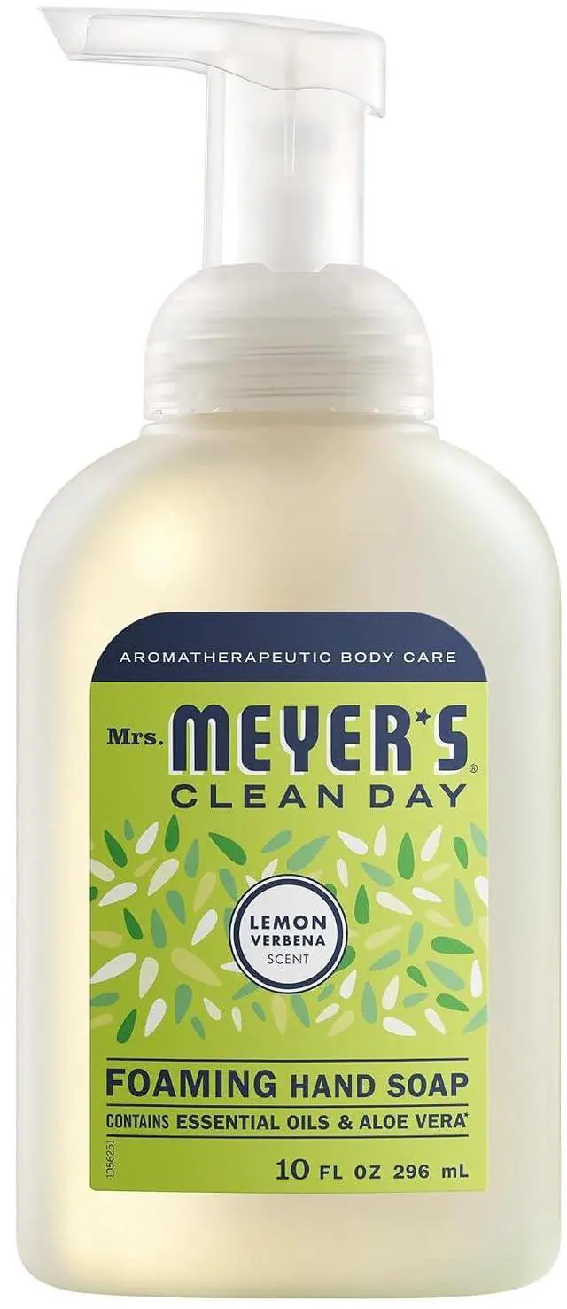 Main image of Mrs. Meyer's Clean Day Foaming Hand Soap, Lemon Verbena, 10 oz