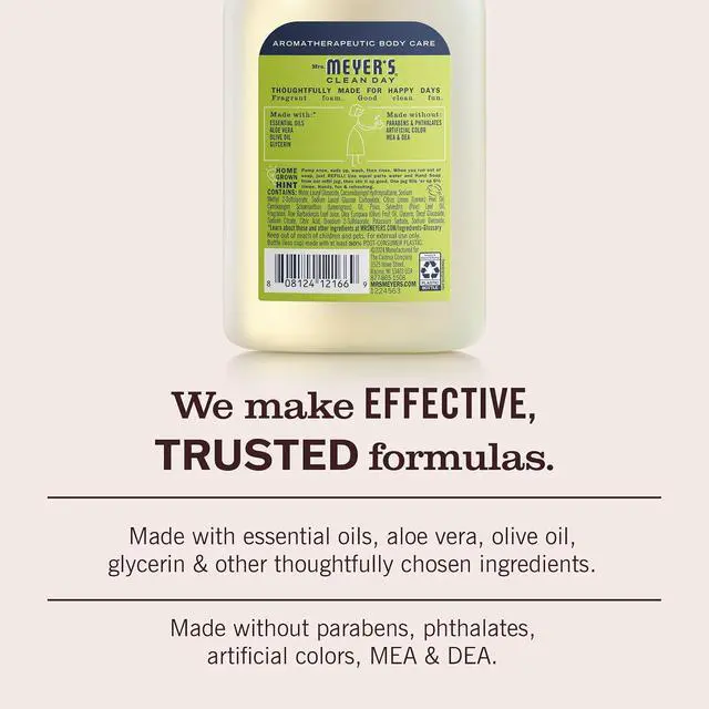 Alt view image 6 of 7 - Mrs. Meyer's Clean Day Foaming Hand Soap, Lemon Verbena, 10 oz