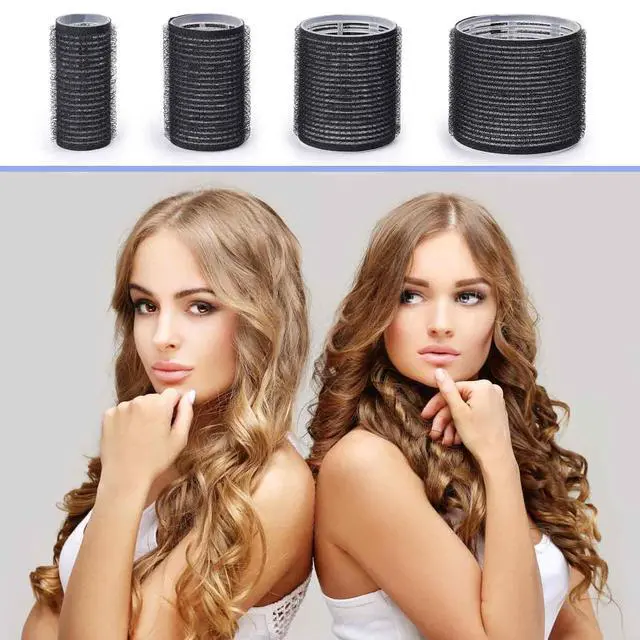Alt view image 6 of 7 - Selizo Hair Roller 28Pcs Set, Includes 16Pcs Self-Grip Hair Rollers in 4 Sizes and 12Pcs Hair Clips for Long, Medium, Short Hair Volume