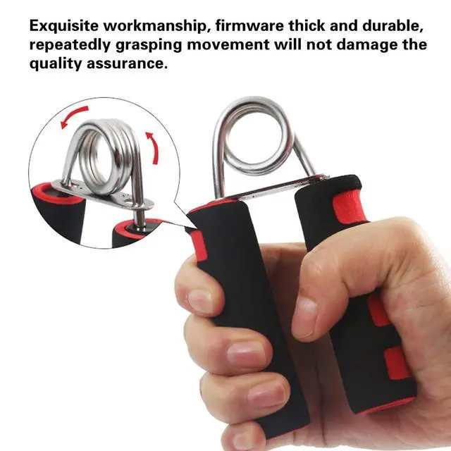 Alt view image 4 of 4 - BOOMIBOO Hand Grip Strengthener, Soft Foam Manual Exerciser for Wrist, Forearm & Finger Strength, 2 Pack