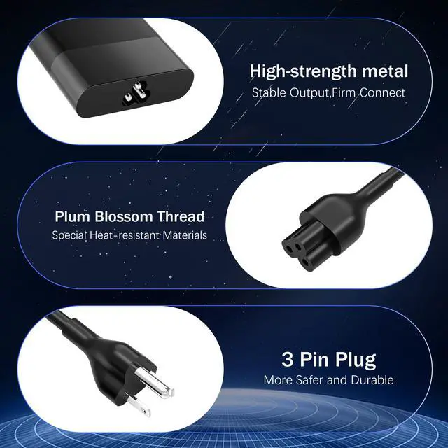 Alt view image 6 of 7 - 65W USB-C Slim Laptop Charger