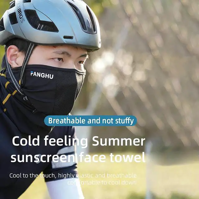 Alt view image 6 of 7 - Cooling UV Sun Protection Neck Gaiter Face Mask Cover for Men Women