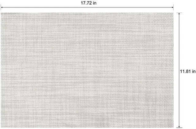 Alt view image 3 of 6 - Set of 4 Washable Indoor Placemats, Beige