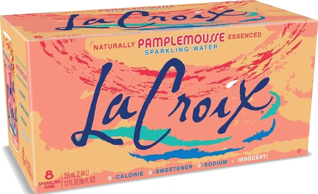 Main image of La Croix Sparkling Water Grapefruit 96 Ounce Pack of 8