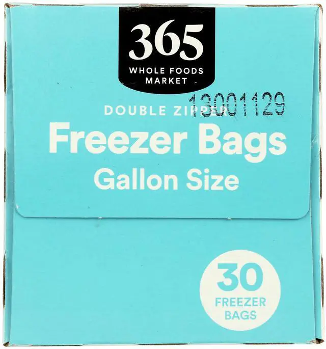Alt view image 3 of 4 - Gallon Size Freezer Bags, Double Zipper, 30 Count, 365 by Whole Foods Market