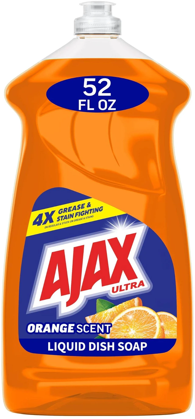Main image of Ajax Ultra Liquid Dish Soap, Triple Action, Orange Scent, 52 fl oz