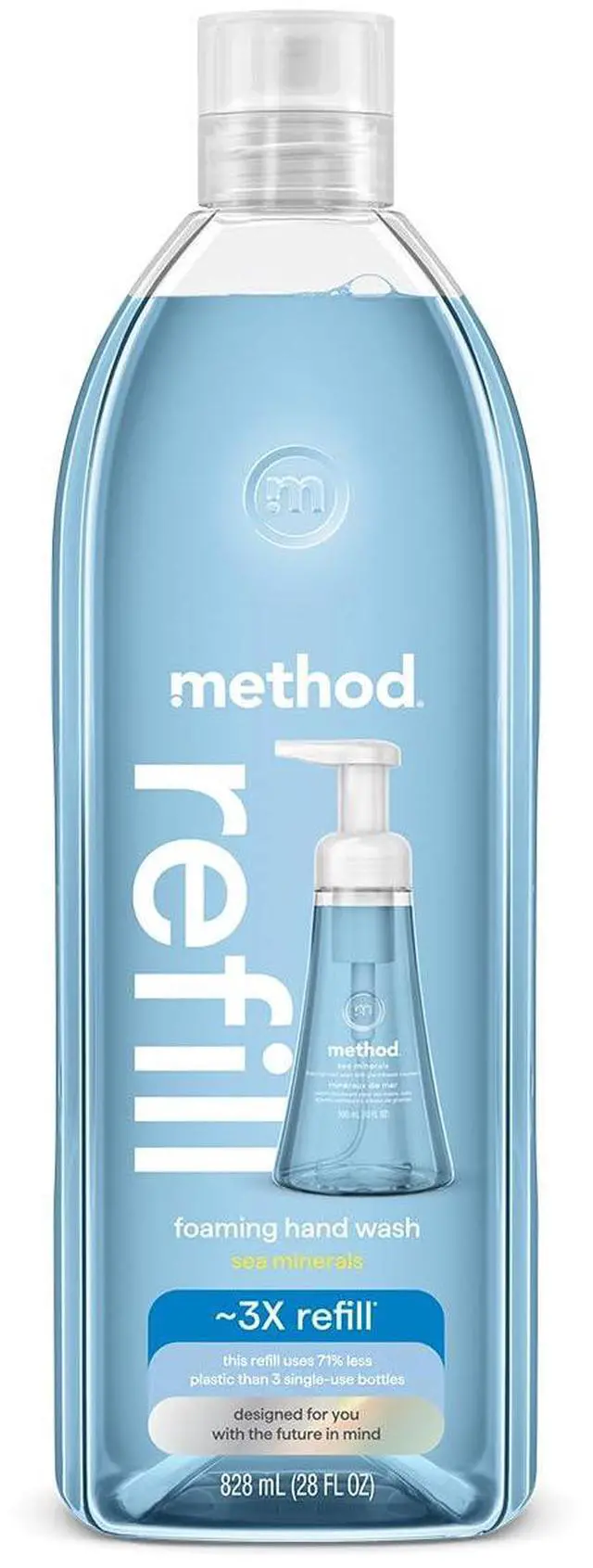 Main image of Method Foaming Hand Wash Refill, 28fl oz, Sea Minerals