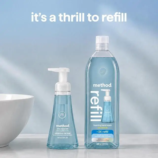 Alt view image 5 of 6 - Method Foaming Hand Wash Refill, 28fl oz, Sea Minerals