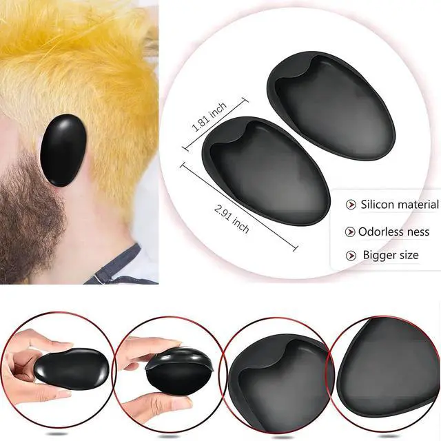 Alt view image 2 of 4 - 20Pcs Hair Dye Brush and Bowl Set, Hair Dye Coloring Kit, Hair Coloring Bleaching with Ear Cover, Gloves, Tint Comb
