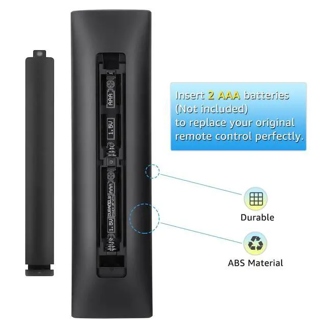 Alt view image 5 of 7 - VIZIO XRT140 Universal Smart TV Remote Control Replacement