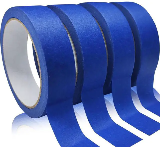 Main image of 4 Rolls Premium Blue Painters Tape, 0.94in x 22yd Each, Multi-Purpose Masking Tape for Painting, DIY Crafts, No Residue, Easy Removal