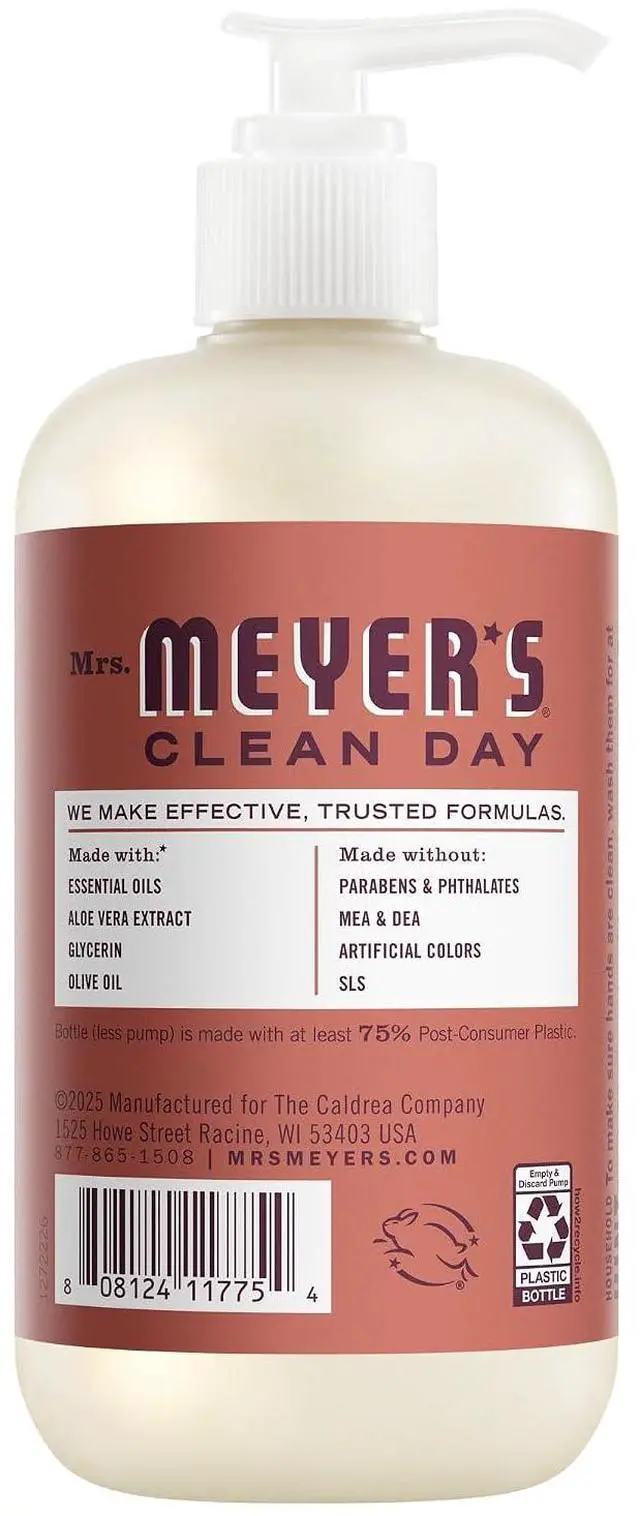 Alt view image 3 of 7 - Mrs. Meyer's Clean Day Hand Soap, Fall Leaves Scent, 12.5Fl Oz Bottle