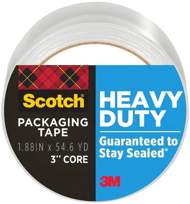 Main image of Scotch Heavy Duty Shipping Packing Tape, 1.88in x 54.6yd, Clear