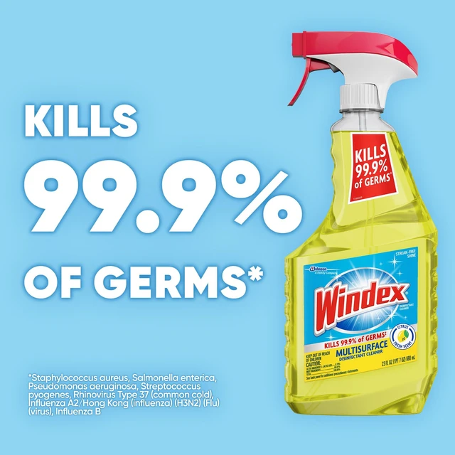 Alt view image 6 of 6 - Windex Multipurpose Disinfectant Cleaner Spray Bottle, 23 oz