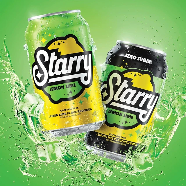 Alt view image 3 of 6 - Starry Zero Sugar Lemon Lime Soda, 12 Fl Oz Cans (Pack of 12)
