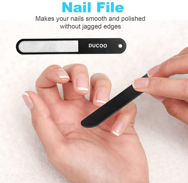 Alt view image 2 of 7 - 4 Piece Nail Clippers Set Fingernail and Toenail Cutters for Men and Women Black