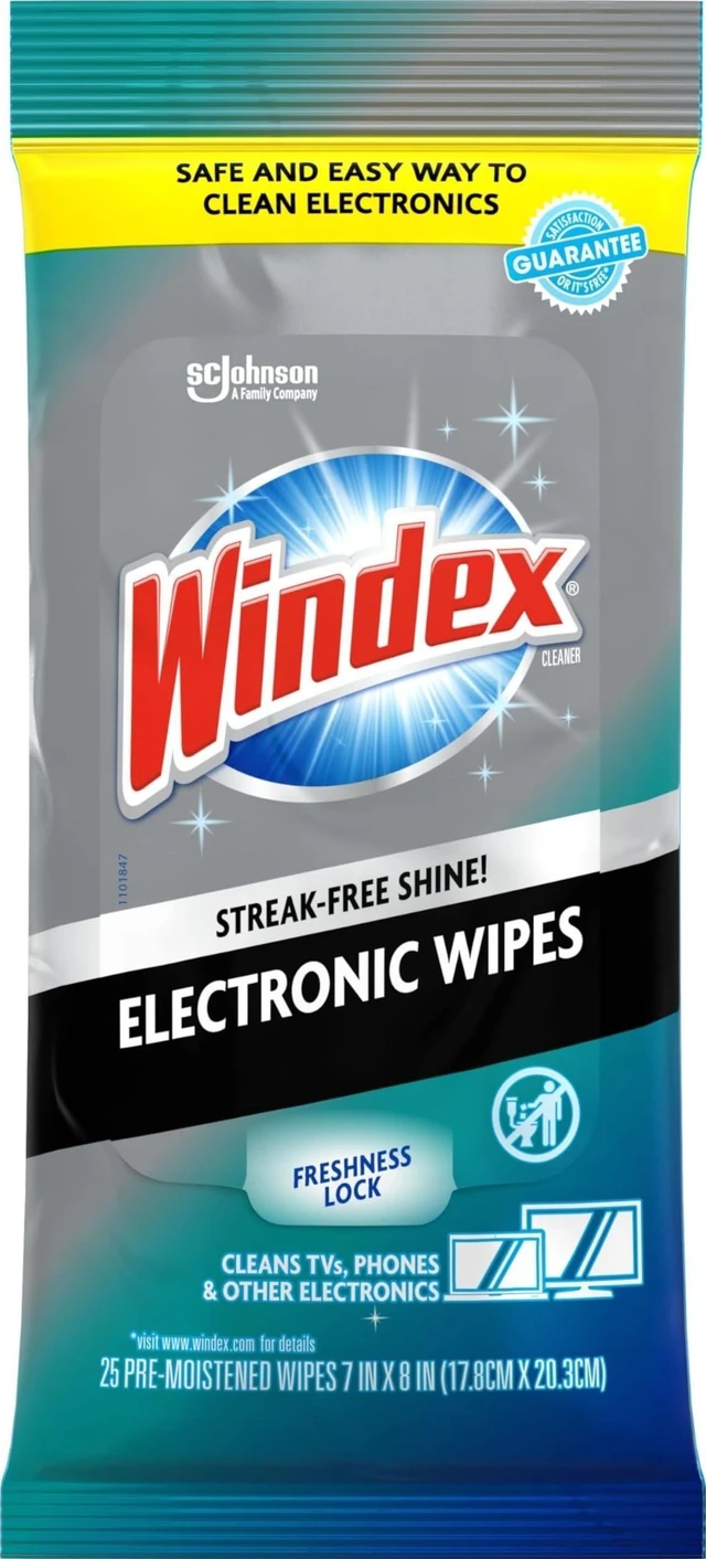 Main image of Windex Electronic Cleaning Wipes Anti-Static Ammonia-Free 25 Count