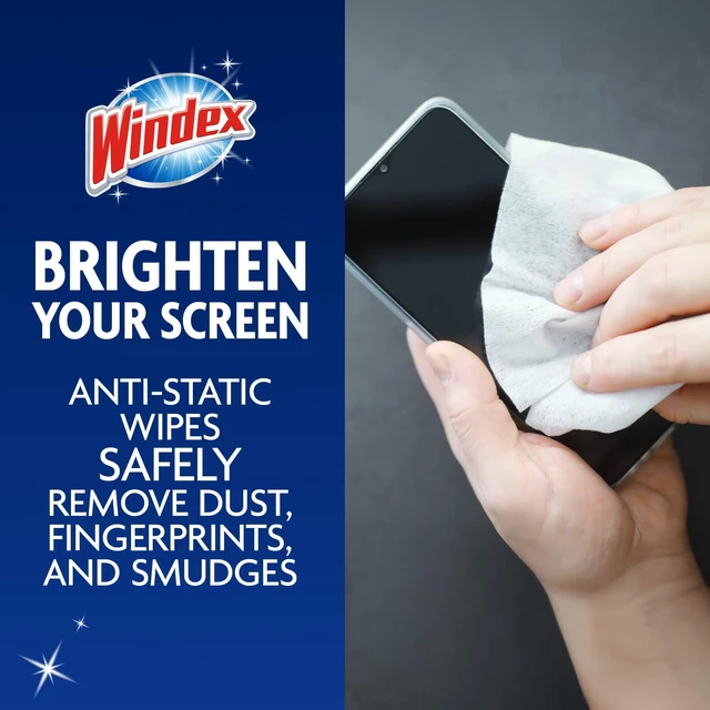 Alt view image 3 of 7 - Windex Electronic Cleaning Wipes Anti-Static Ammonia-Free 25 Count