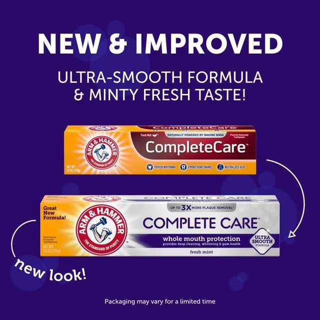Alt view image 6 of 6 - ARM & HAMMER Complete Care Toothpaste, Fresh Mint, 6.0oz