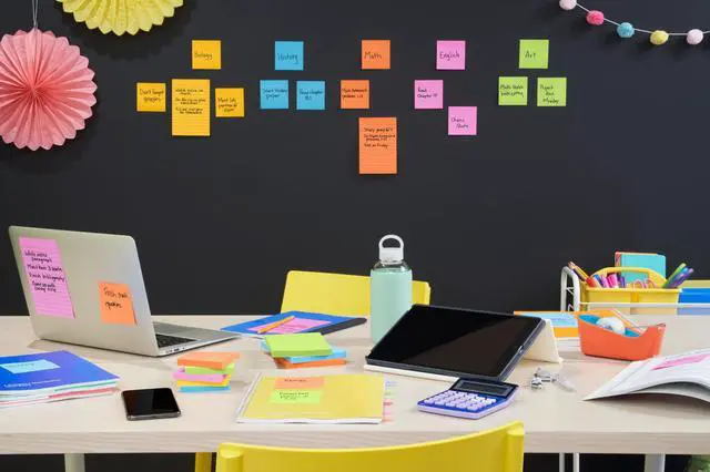 Alt view image 5 of 7 - Post-it Super Sticky Notes, 3 x 3 in, Neon Fizz, 3 Pads, 45 Sheets/Pad