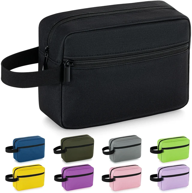 Main image of Elviros Lightweight Hanging Toiletry Bag, Travel Dopp Kit, Small, Black
