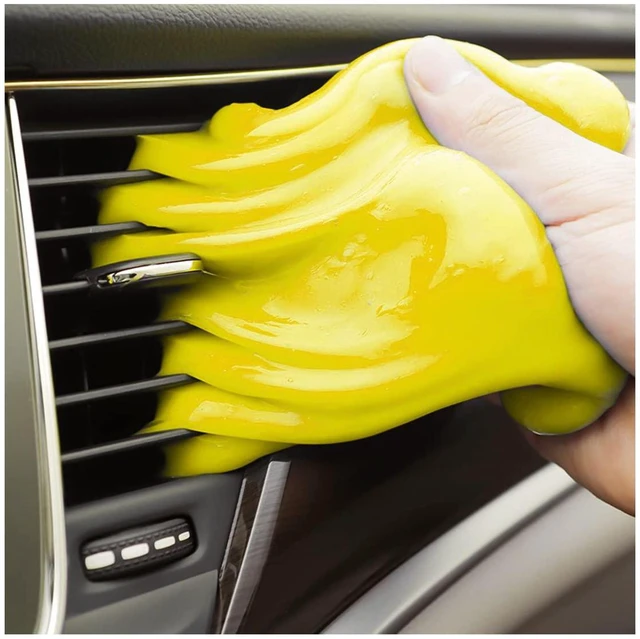 Main image of Moly Magnolia Car Cleaning Gel for Vents and Keyboards, Yellow