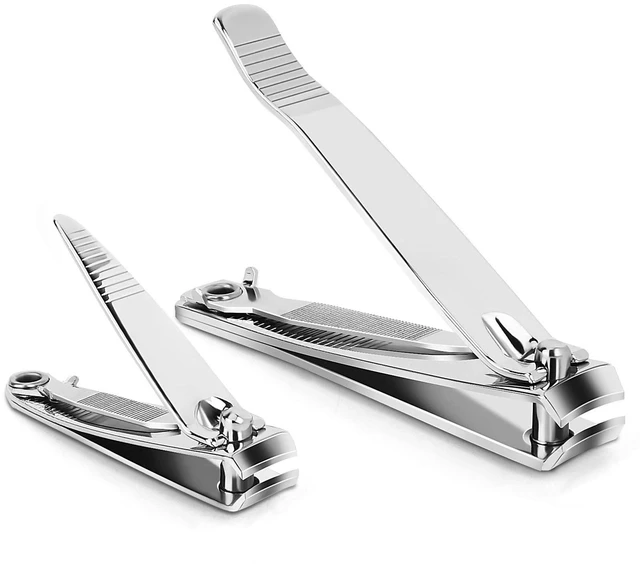 Main image of Stainless Steel Nail Clipper Set with File for Men and Women