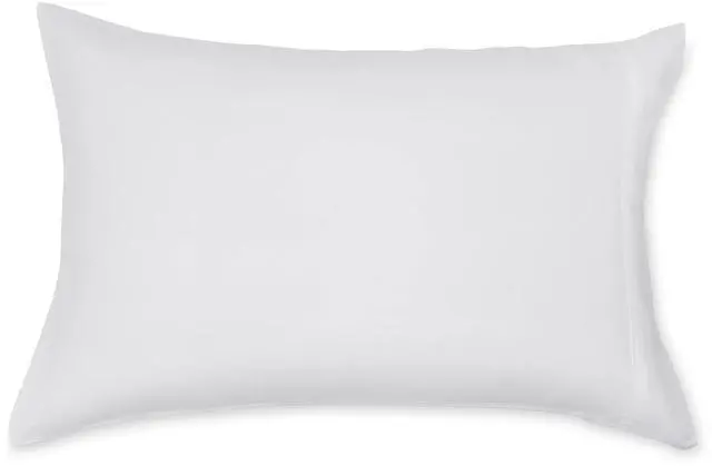 Alt view image 2 of 5 - Amazon Basics Microfiber Pillowcases, Standard Size, 30"x20", Set of 2, Bright White, Lightweight Super Soft Easy Care