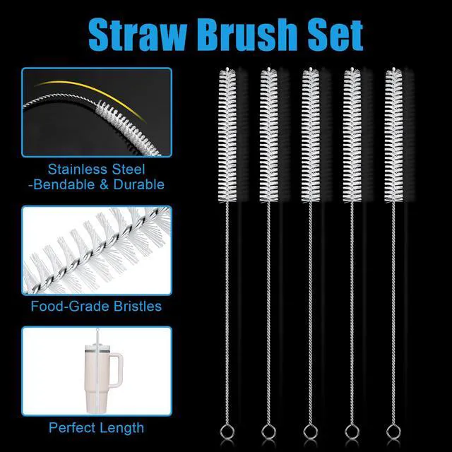 Alt view image 5 of 6 - 3-in-1 Multifunctional Lid & Bottle Cleaning Brush Set
