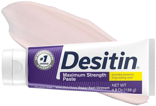 Main image of Desitin Maximum Strength Diaper Rash Paste 40% Zinc Oxide 4.8 oz