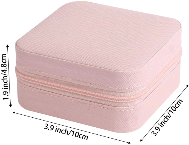 Alt view image 6 of 7 - Small Travel Jewelry Case Box Organizer, Black, 1 Piece