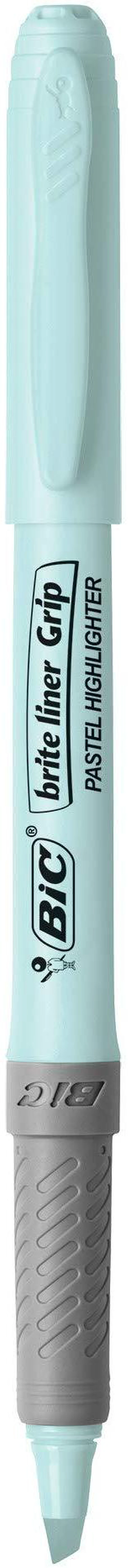 Alt view image 6 of 6 - BIC Brite Liner Grip Pastel Highlighters, Chisel Tip, 6-Count