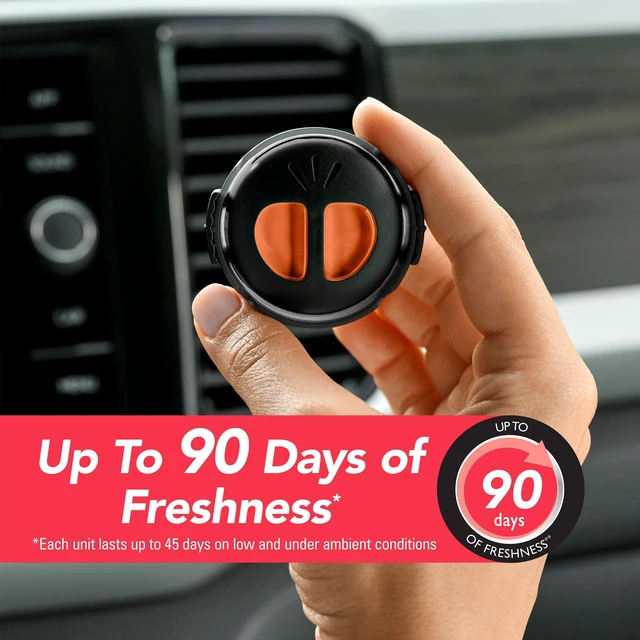 Alt view image 5 of 6 - Mini Diffuser Car Air Fresheners, 2 Pack, Hawaiian Sunrise Scent