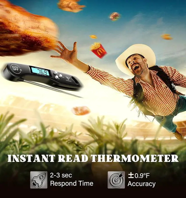 Alt view image 5 of 6 - DOQAUS Instant Read Digital Meat Thermometer