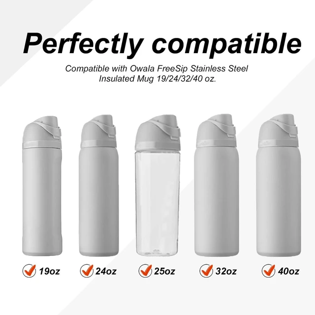 Alt view image 4 of 6 - PEUTIER 2pcs Replacement Stopper Compatible with Owala FreeSip 24oz 32oz