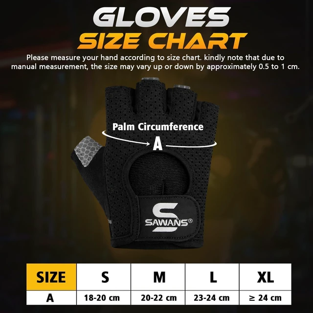 Alt view image 4 of 7 - Sawans Workout Gloves for Men and Women - Microfiber Lightweight Breathable Non-Slip Silicone Padded Palm Grip Protection for Weight Lifting Gym Fitness Cycling Pull Ups