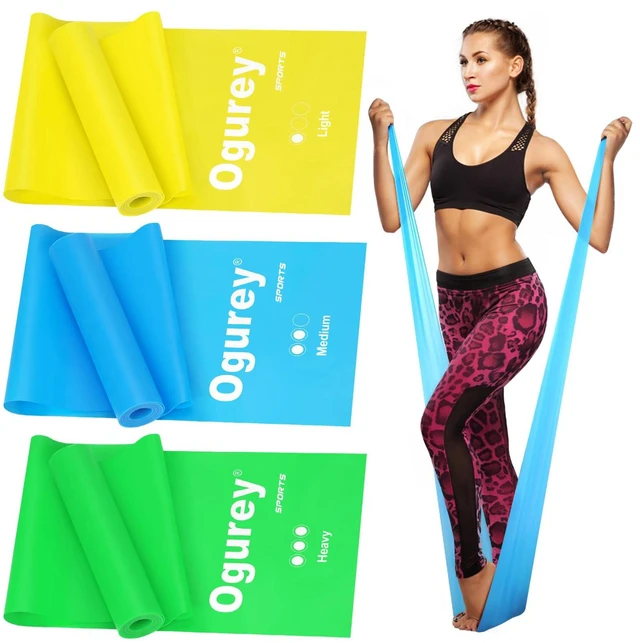Main image of Resistance Bands, Professional Exercise Bands, Physical Therapy Bands for Strength Training, Yoga, Pilates, Stretching, Recovery, Home Gym