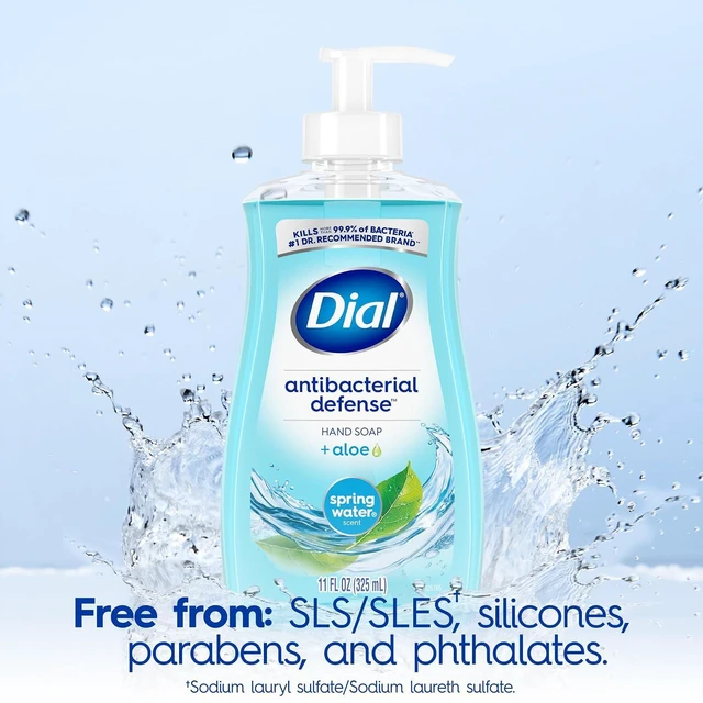 Alt view image 5 of 7 - Dial Antibacterial Liquid Hand Soap, Spring Water, 11 Fl Oz