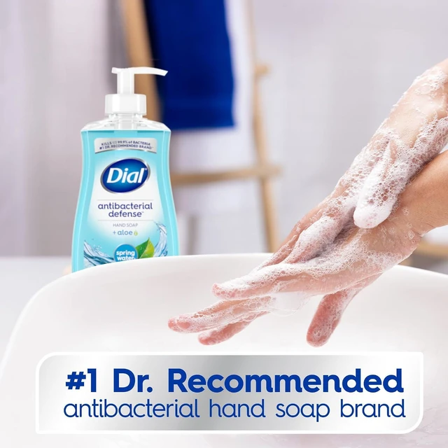 Alt view image 2 of 7 - Dial Antibacterial Liquid Hand Soap, Spring Water, 11 Fl Oz