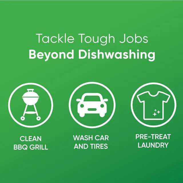 Alt view image 3 of 7 - Palmolive Ultra Strength Liquid Dish Soap, 32.5 fl oz, Cuts Grease and Grime, No Soaking Needed, Powerful on Plastics