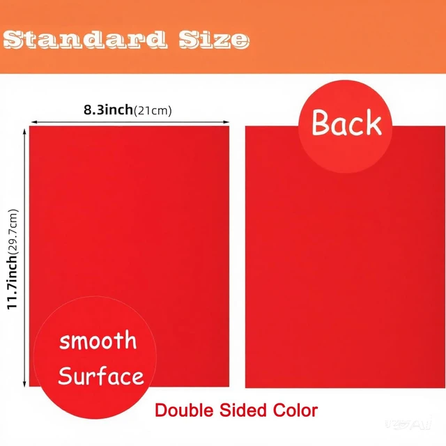 Alt view image 2 of 6 - A4 Colored Construction Paper, 100 Sheets for Craft Art Drawing