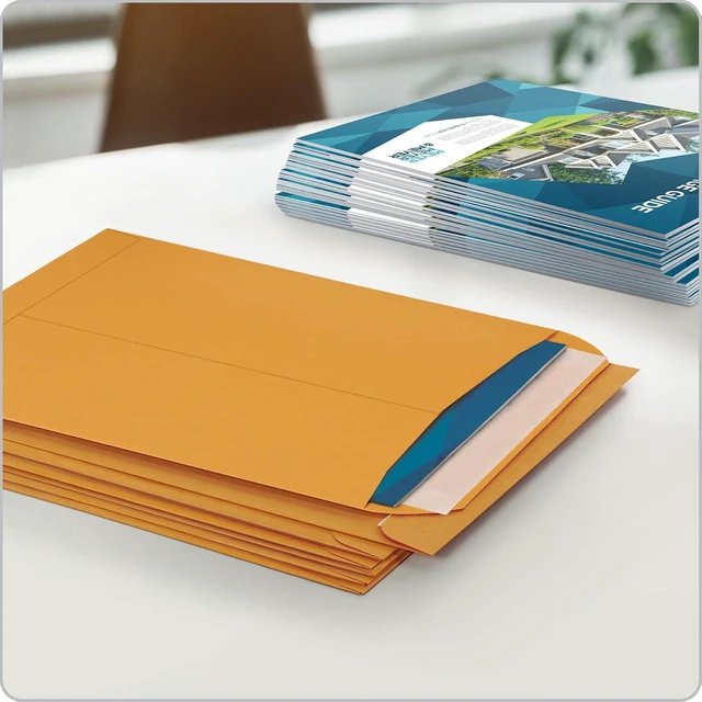 Alt view image 3 of 6 - Columbian 9x12 Catalog Envelopes, 30 Pack, Self Seal Closure, Heavyweight 28 lb Paper, Brown Kraft, for Mailing, Filing, Organizing
