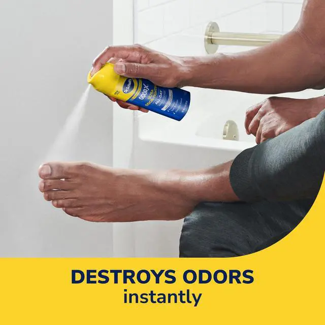 Alt view image 7 of 7 - Dr. Scholl's Odor-X Odor-Fighting Spray-Powder, All-Day Odor Protection and Sweat Absorption